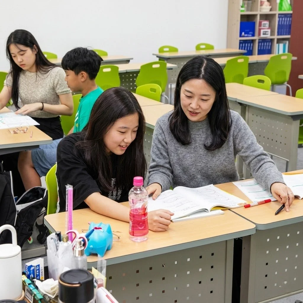 하남풍산동 중학생학원 내부 사진